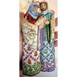 Jim‎ Shore 4007946 Holy Family Hanging Ornament 2007 Angels Christmas NO BOX
